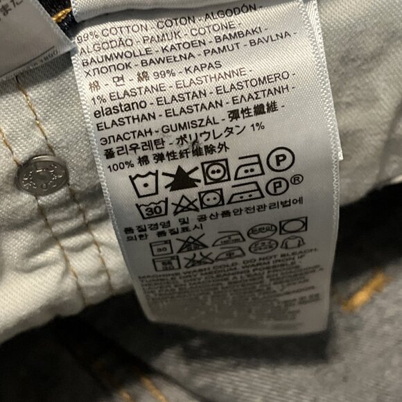 Men's Levis 550 Relaxed Fit Denim Jeans Size 40x30 Blue Modern Cotton Red Tab - Picture 12 of 13